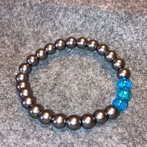 Unisex black bracelet